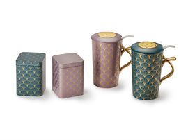 "Japanese Glam" / teamug "Japanese Glam" New Bone China-Kräuterteetasse,