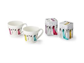 "Linh" / Becher "Linh" Fine Bone China, 2-fach sortiert