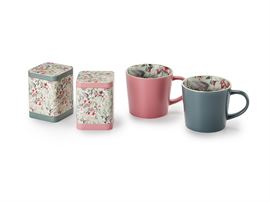 "Pink Garden" / Dose "Pink Garden", 100 g Weißblech, eckig, Stülpdeckel,
