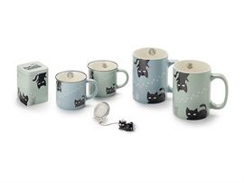 "Katz & Maus" / Jumbo-Becher "Katz & Maus" New Bone China, matt, 2-fach sortiert