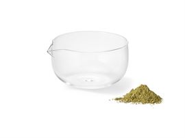 Matcha-Schale "Sora" hitzebeständiges Glas, mit Ausguss 0,5 l H 6,5 cm, Ø 11,7 cm