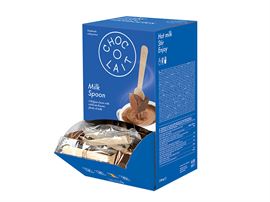 Spoon by Choc-o-lait Milchschokolade mit Löffel, 60 Stück im Display à 33 Gramm