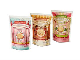Miller`s ® Miss American Pie, 3-fach sortiert Strawberry Cheescake, Boston Cream Pie, Key Lime Pie Cookies, 75 Gramm