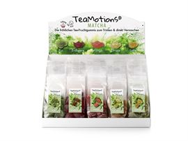 TeaMotions® Display „Matcha” 5-fach sortiert, 25 x 125 Gramm
