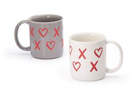 Becher "Mabelle" Keramik, 2-fach sortiert 0,35 l H 10,5 cm, Ø 7,3 cm