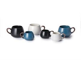 "Ezra" / Tasse "Ezra" Steinzeug, matt mit Metallic-Auflage,