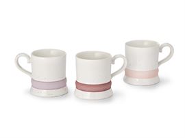 Becher "Lorelai" Steinzeug, 3-fach sortiert 0,27 l H 9,3 cm, Ø 7,3 cm