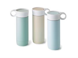 To-Go Becher "Lavea" Edelstahl, doppelwandig 3-fach sortiert, 0,4 l H 20,7 cm, Ø 7 cm