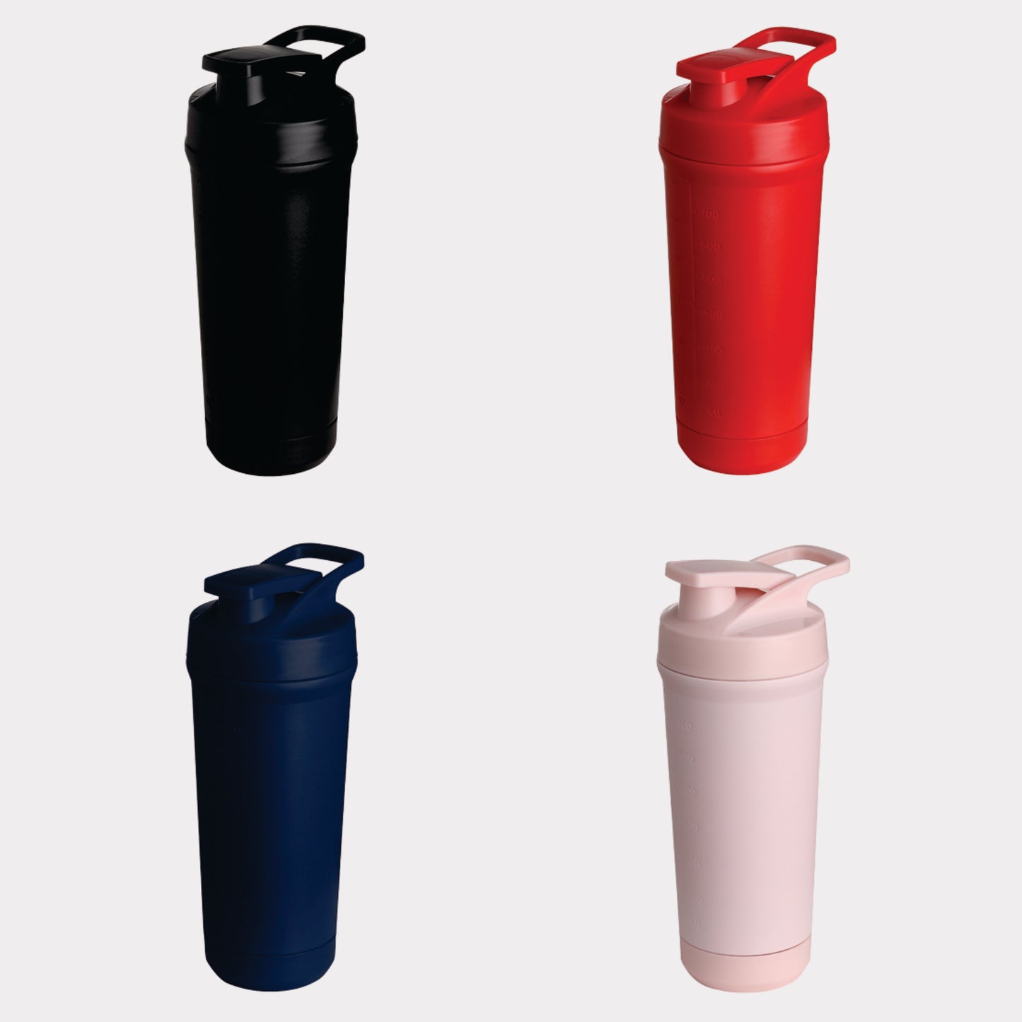 Teemando® Premium Edelstahl Shaker 750ml Kapazität, BPA-frei, auslaufsicherer Deckel, abnehmbarer Shaker-Ball, Füllstandsmarkierung, spülmaschinengeeignet für Proteinshakes, Fitness und Diät, Bodybuilding