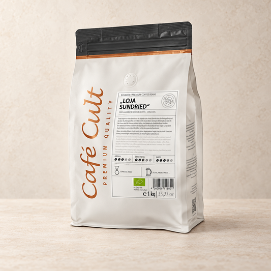 BIO Kaffee Ecuador Loja Sun dried organic in 1 kg Tüte, ganze Bohne DE-ÖKO-006 1 kg – TEEMANDO Atelier