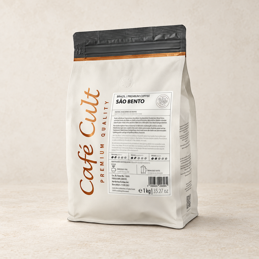 Kaffee Brazil Sao Bento in 1 kg Tüte, ganze Bohne – TEEMANDO Atelier