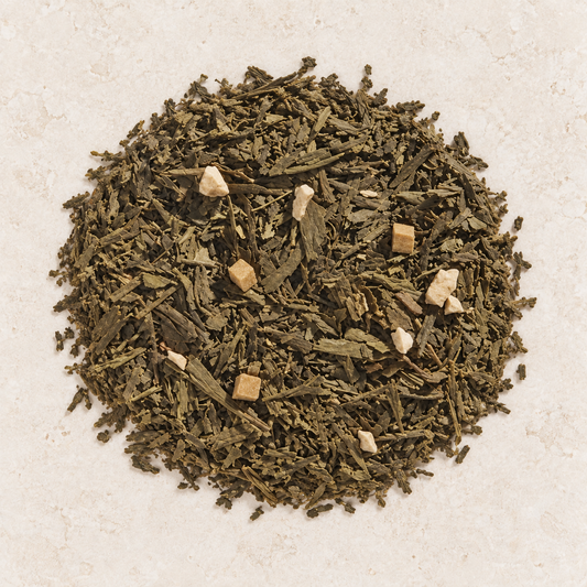 Grünteemischung Sencha Hojicha Latte – Atelier Produktbild