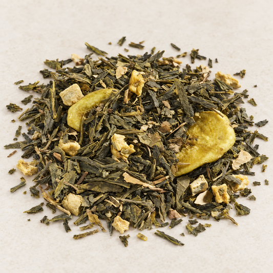 Grünteemischung Sencha Matchanana – originalgetreues Atelierbild