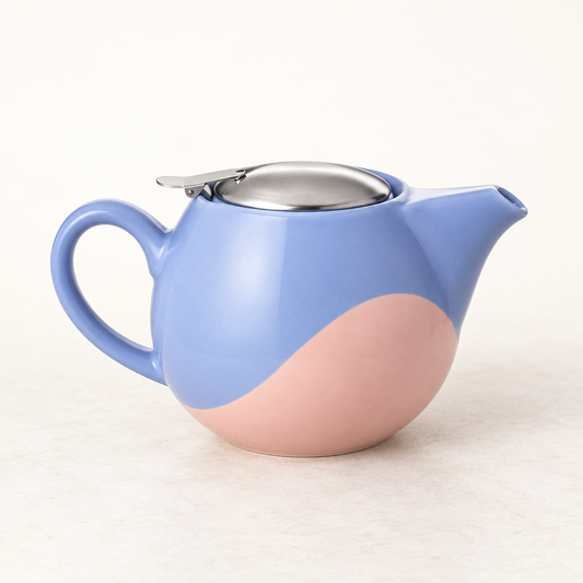TEEMANDO Atelier – Kanne Saara Duo blau-rosa 0,5 l