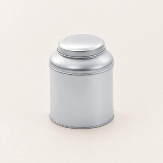 TEEMANDO Atelier – Dose "Globe" von Cha Cult, 100 g rund, silber