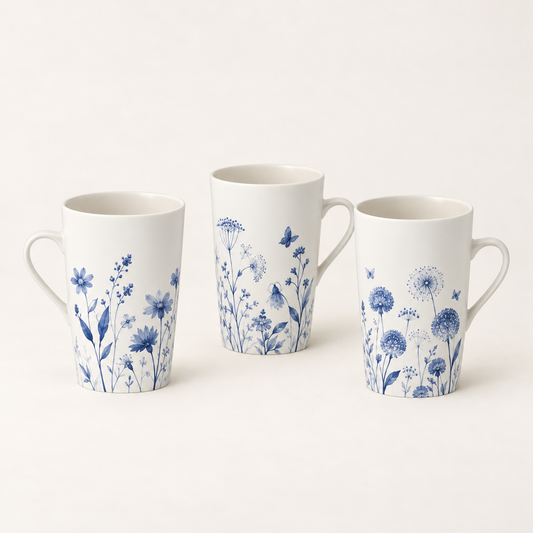Becher Betje New Bone China, matt, 3er-Set – TEEMANDO Atelier