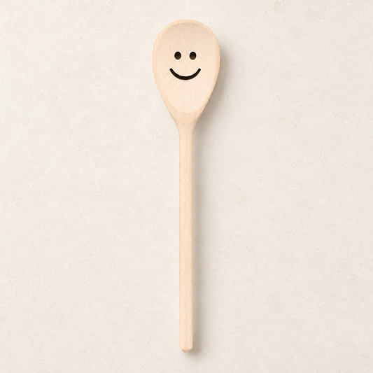 Individueller Kochlöffel Smiley Glücklich – TEEMANDO Atelier