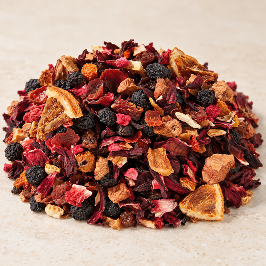 BIO Früchteteemischung Aronia Orange Mandarine 1 kg – Atelierbild