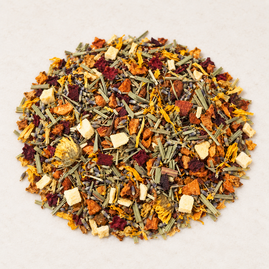 Früchteteemischung Marille Lavendel – TEEMANDO Atelier-Hauptbild