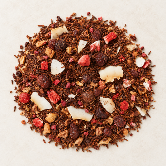 Rotbuschteemischung Erdbeere Himbeere – Atelierbild