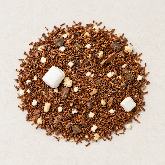 Rotbuschteemischung Cookies'n Cream – Atelierbild