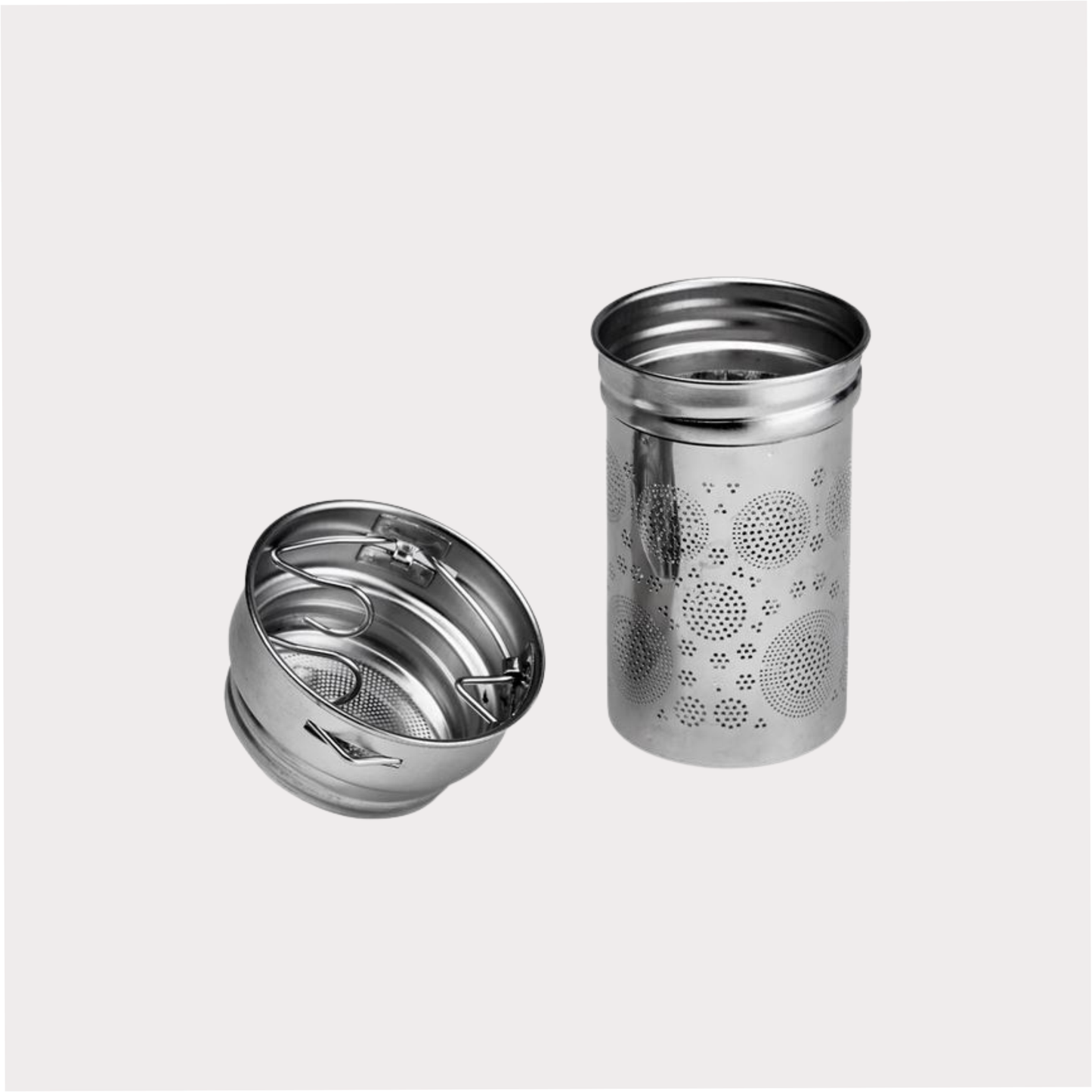 Flowtea® "Mandala" doppelwandiges Glas mit Edelstahlsieb, inkl. Neoprenhülle 0,35 l