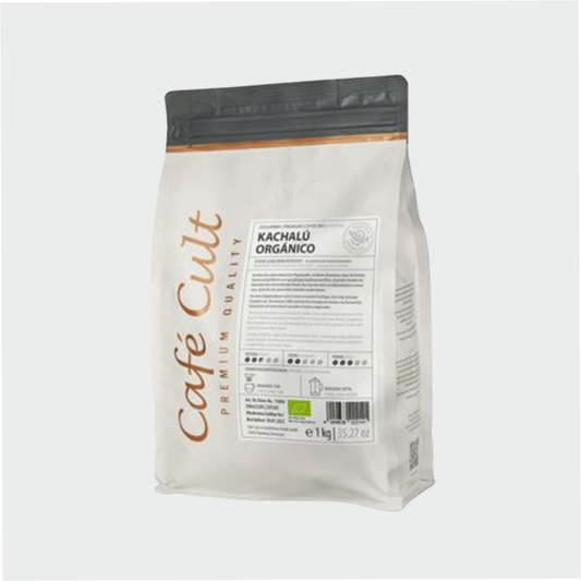 BIO Kaffee Colombia Organic Kachalú in 1 kg Tüte, ganze Bohne DE-ÖKO-006