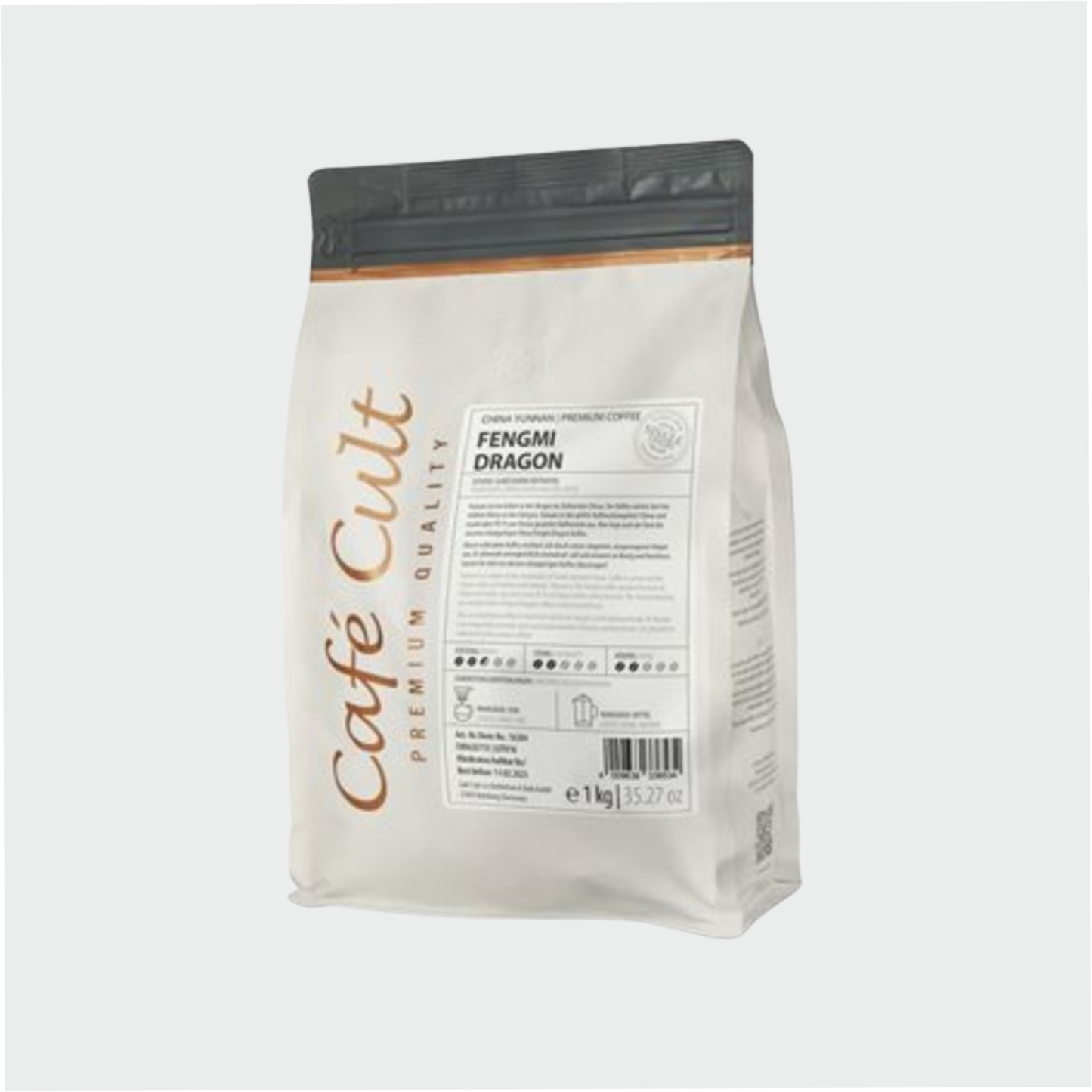 Kaffee China "Yunnan Fengmi Dragon" in 1 kg Tüte, ganze Bohne