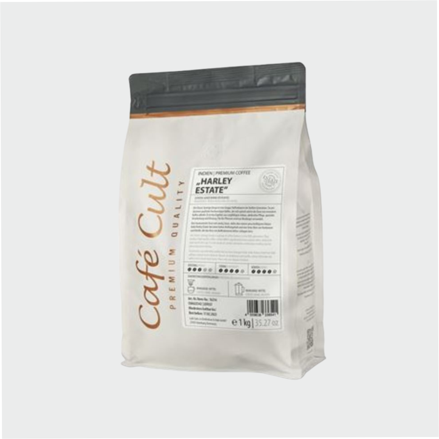 Kaffee Indien "Harley Estate" in 1 kg Tüte, ganze Bohne