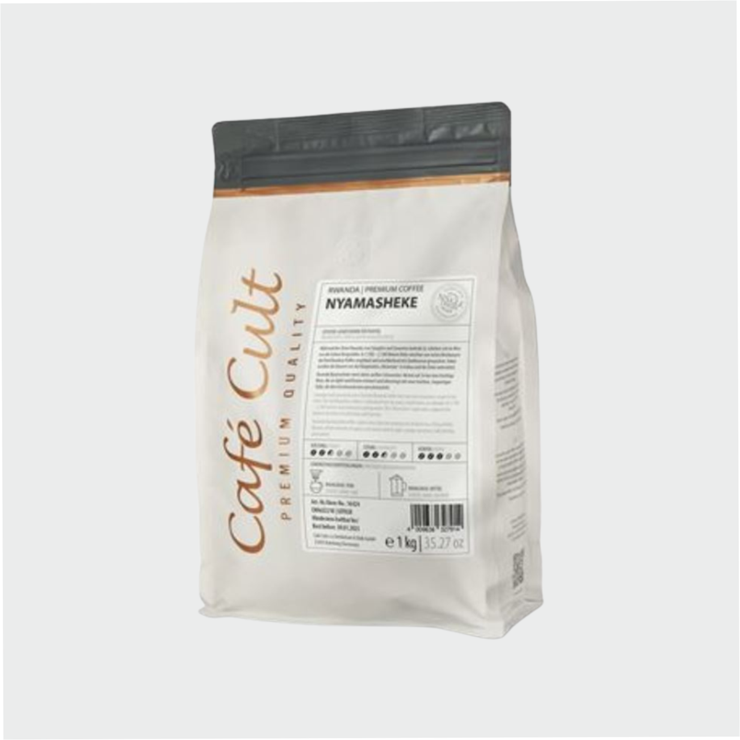 Kaffee Ruanda Nyamasheke in 1 kg Tüte, ganze Bohn