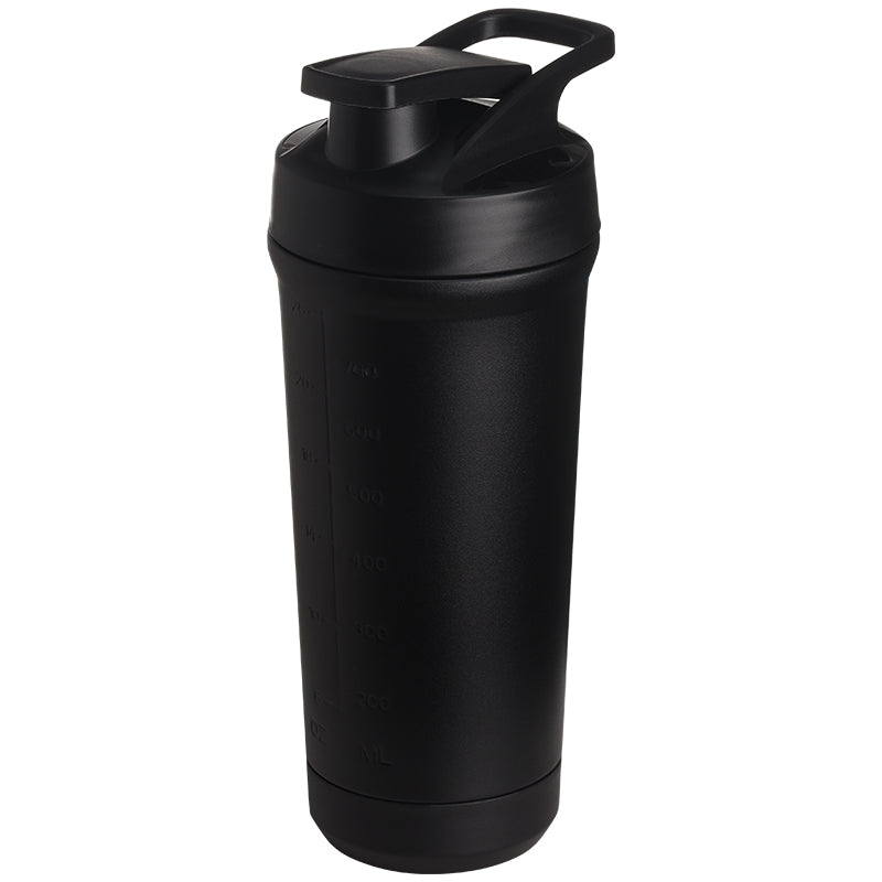 Teemando® individuell gravierter Premium Edelstahl Shaker mit deiner Wunschgravur 750ml, auslaufsicherer Deckel, Shaker-Ball, spülmaschinengeeignet für Proteinshakes, Fitness Diät Geschenk Bodybuilding