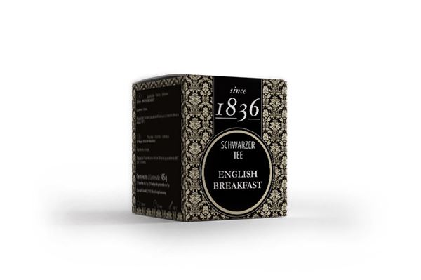 Schwarzer Tee English Breakfast 50 Pyramidenbeutel im Sachet à 3 g