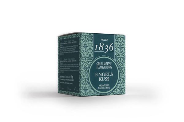 Weiß-/Grünteemischung Engelskuss Maracuja-Note aromatisiert 50 Pyramidenbeutel im Sachet à 3 g