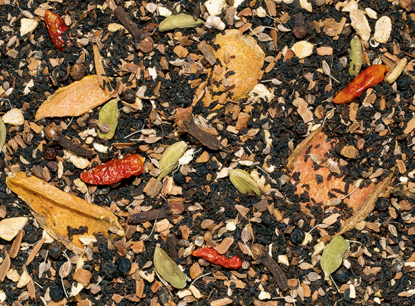 Gewürzteemischung mit schwarzem Tee Kurkuma Chai ohne Zusatz von Aroma 1 kg
