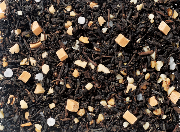 Schwarzteemischung Salziges Karamell aromatisiert 1 kg