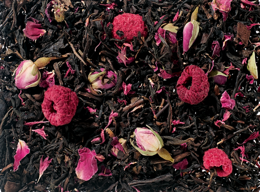 Halbfermentierter Tee Oolong Think Pink Himbeer-Rosen- Note aromatisiert 1 kg