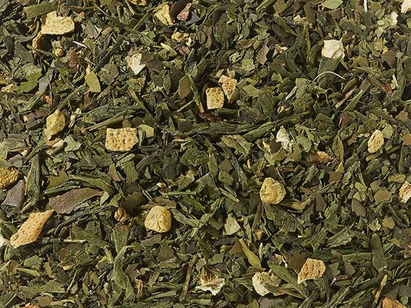 Grünteemischung Sencha Morgens Grün & Frisch Zitronen-Ingwer-Note aromatisiert
