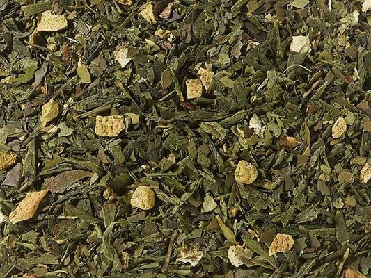 Grünteemischung Sencha Morgens Grün & Frisch Zitronen-Ingwer-Note aromatisiert