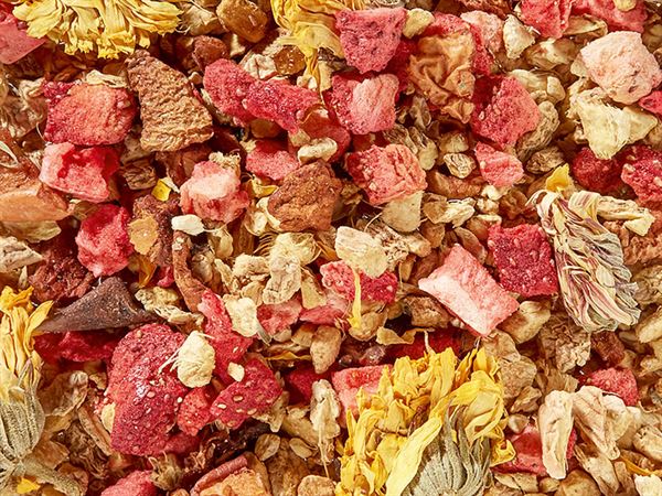 Gewürzteemischung Ingwer Erdbeer Shot aromatisiert 1 kg