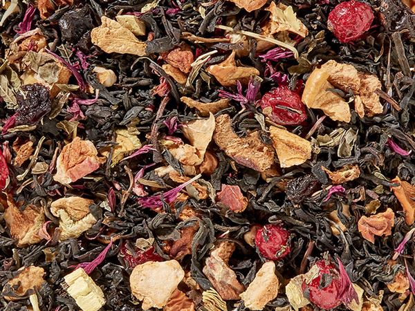 Schwarzteemischung Damals wie heute (Johannisbeere-Stachelbeere-Note) aromatisiert