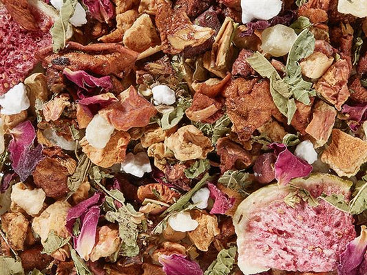 Früchteteemischung Feige/Zitrone/Rose Feigen-Zitronen-Rosen-Note aromatisiert
