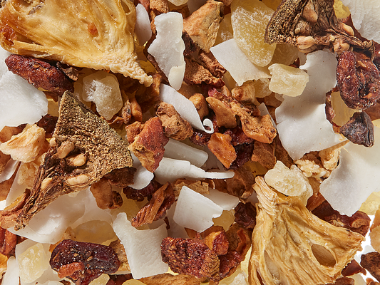 Früchteteemischung Fruits of Hawaii Ananas-Kokos-Guave-Litschi-Note aromatisiert