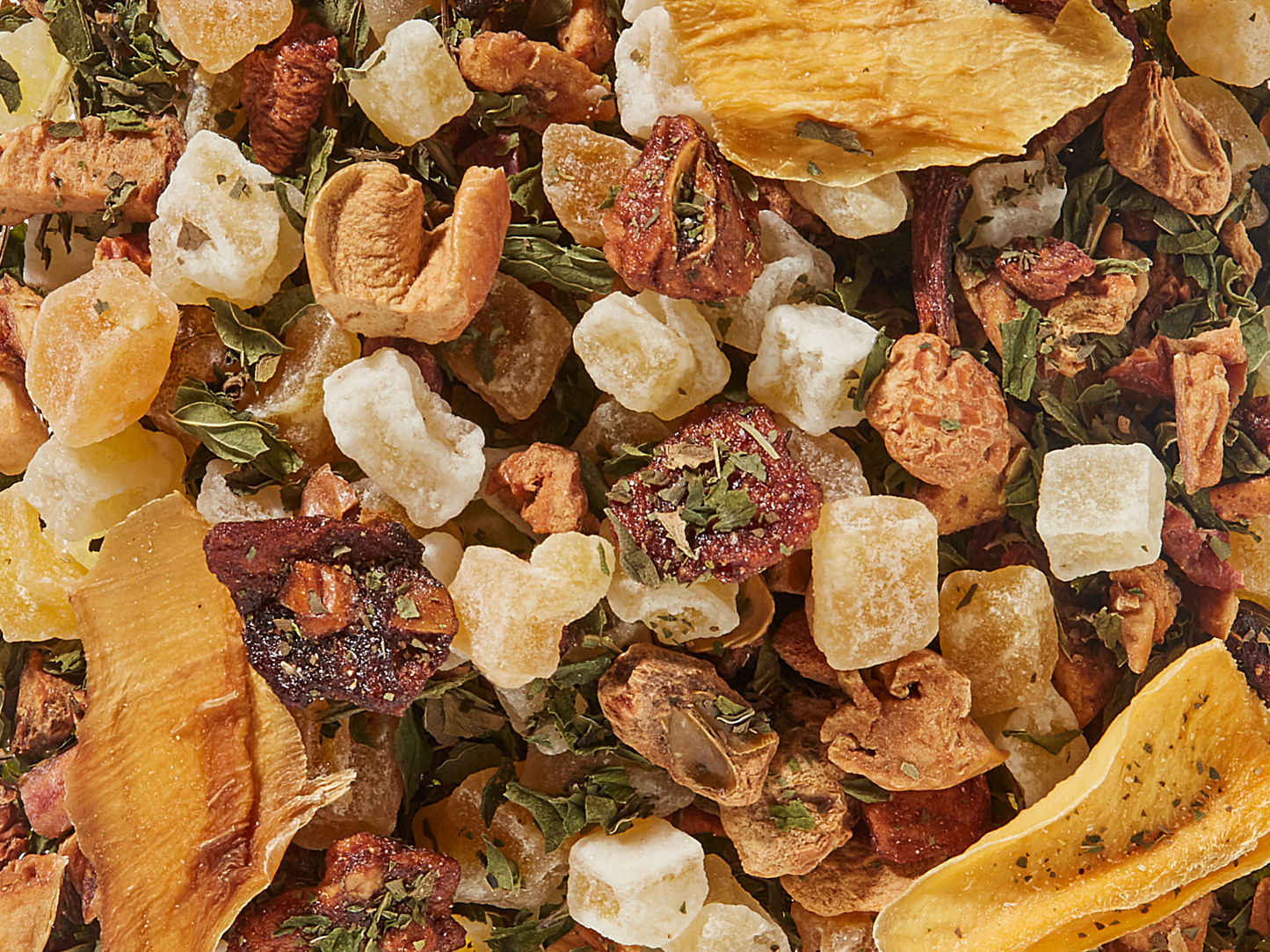 Früchteteemischung Mango Minze Mango-Minz-Note aromatisiert