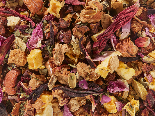 Früchteteemischung k.b.A. Rosé Spritz Rosen-Ingwer-Note aromatisiert DE-ÖKO-006