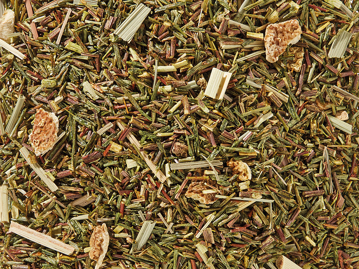 Grüne Rotbuschteemischung k.b.A. Lemon/Vanille/Tonka Lemon-Vanille-Note DE-ÖKO-006