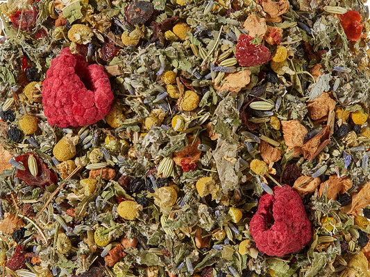Kräuterteemischung Himbeer/Lavendel Himbeer-Lavendel-Note aromatisert, 1 kg
