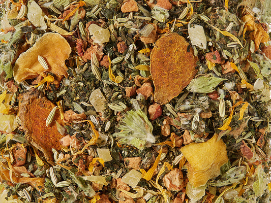 Kräuterteemischung Sweet Kurkuma Mango-Note aromatisert, 1 kg