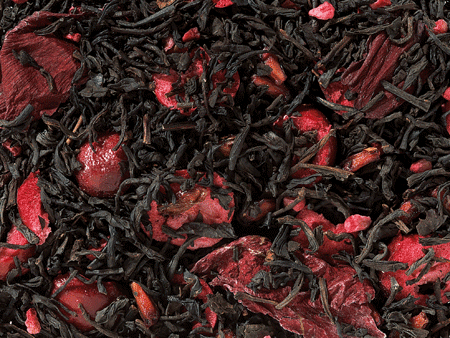 Schwarzteemischung Granatapfel/Cranberry Granatapfel-Cranberry-Note aromatisiert