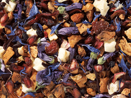 Früchteteemischung Blauer Granatapfel Granatapfel-Blaubeer-Note aromatisiert