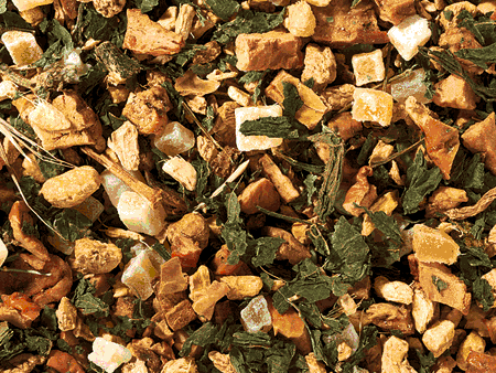 Kräuterteemischung Mango/ Ingwer Mango-Ingwer-Note aromatisiert